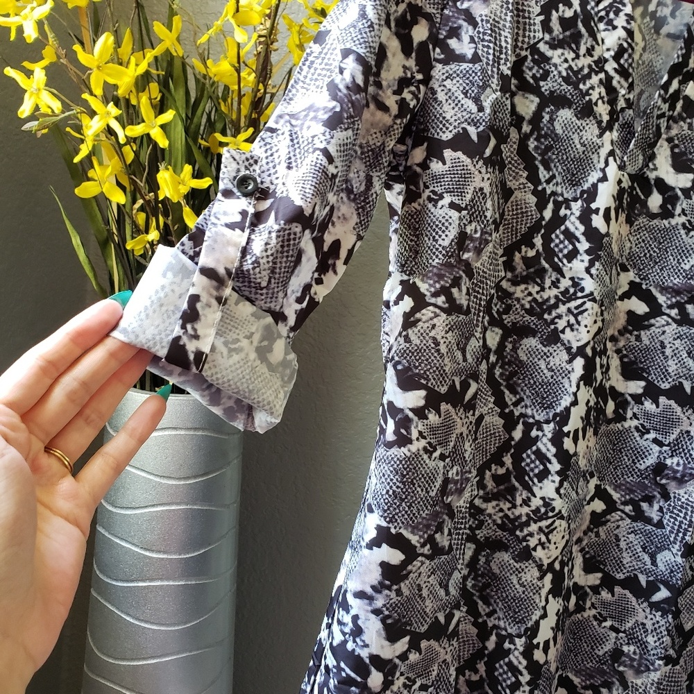 😻😻 S/L/XL SNAKE PRINT DRESS - Picture 3 of 5